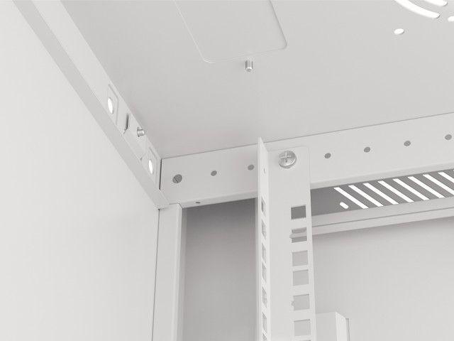 Kabinet për server Lanberg 19" 18U, i bardhë