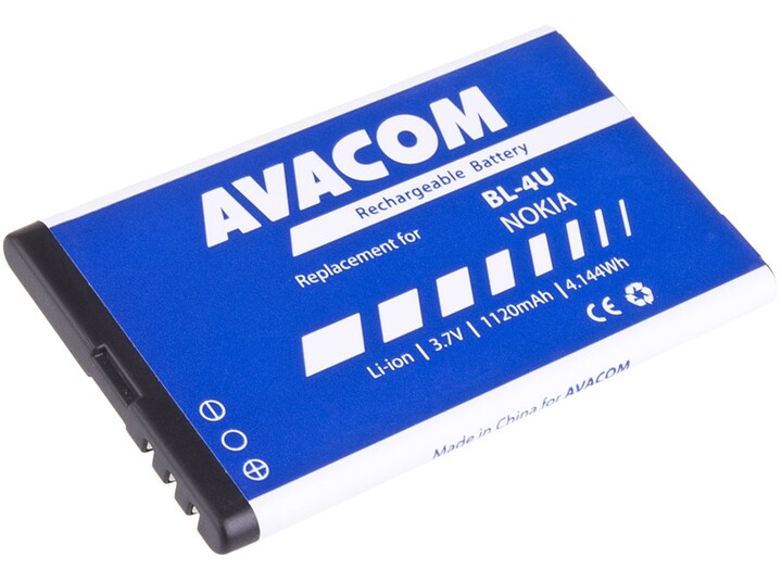 Bateri Avacom për celular Nokia 5530/E66/5530/E75/5730, 1120mAh, Li-jon