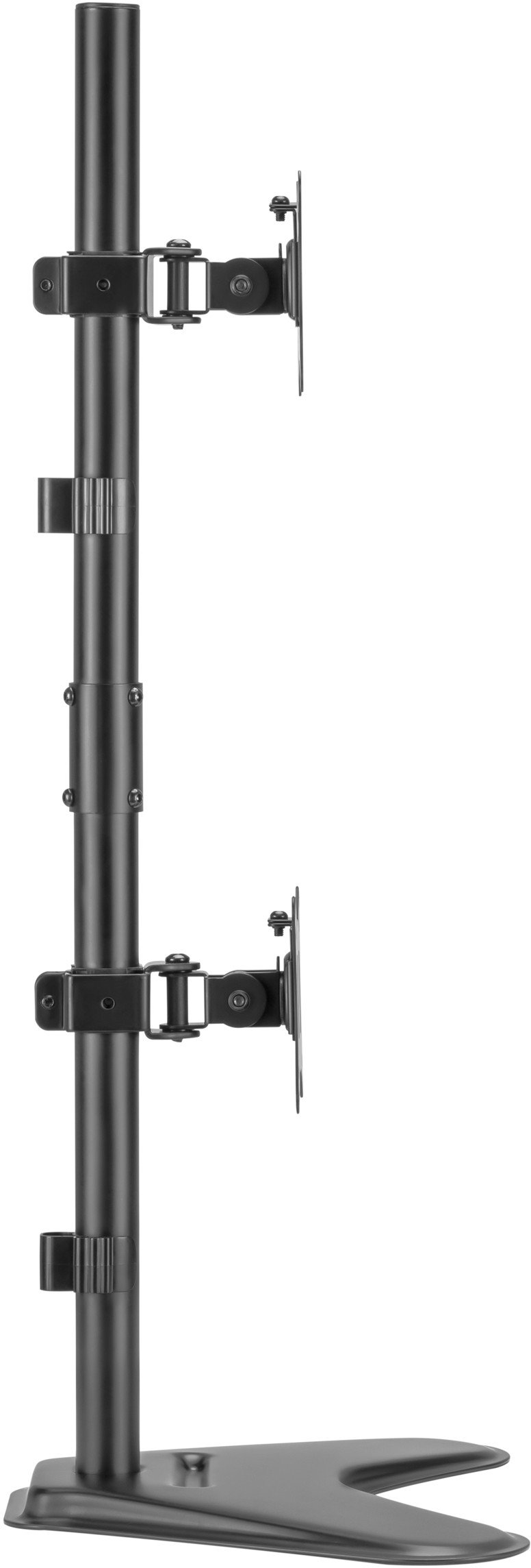 Stativ monitorësh Equip, për 2 monitorë 17"-32", montim vertikal, i zi