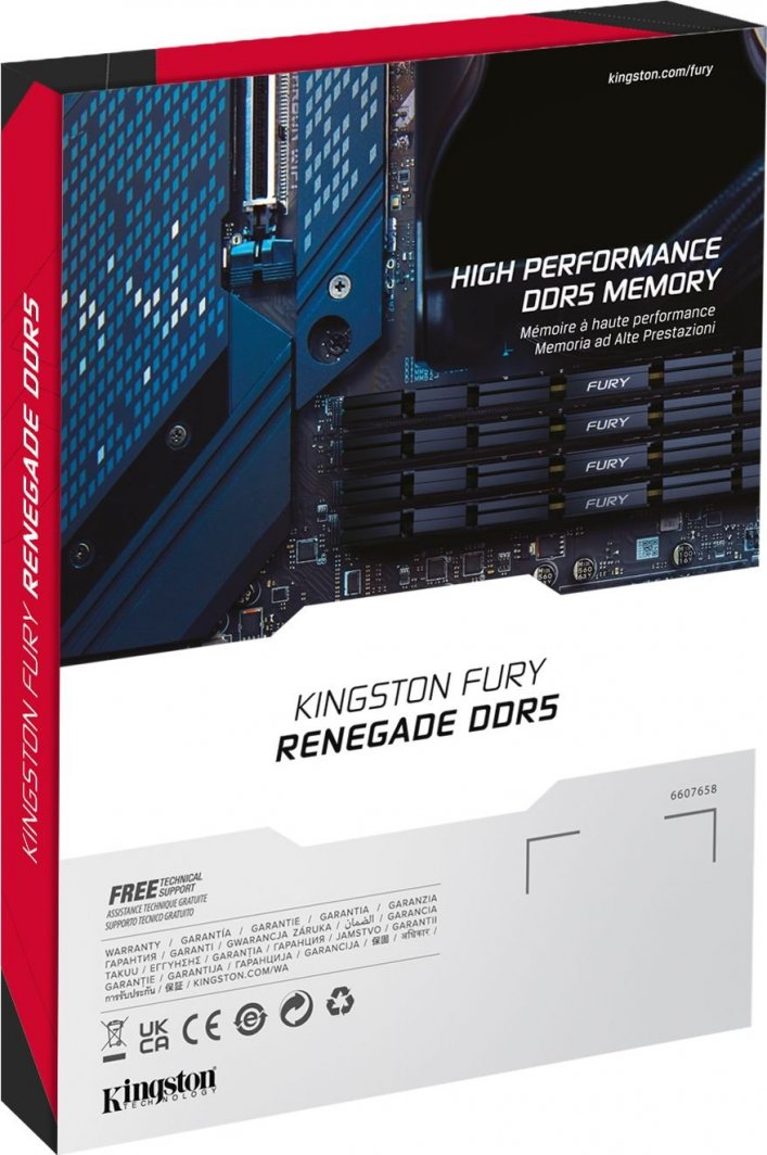 Memorie Kingston Fury Renegade, DDR5, 64 GB, 6000 MHz, CL32, KF560C32RSK2-64