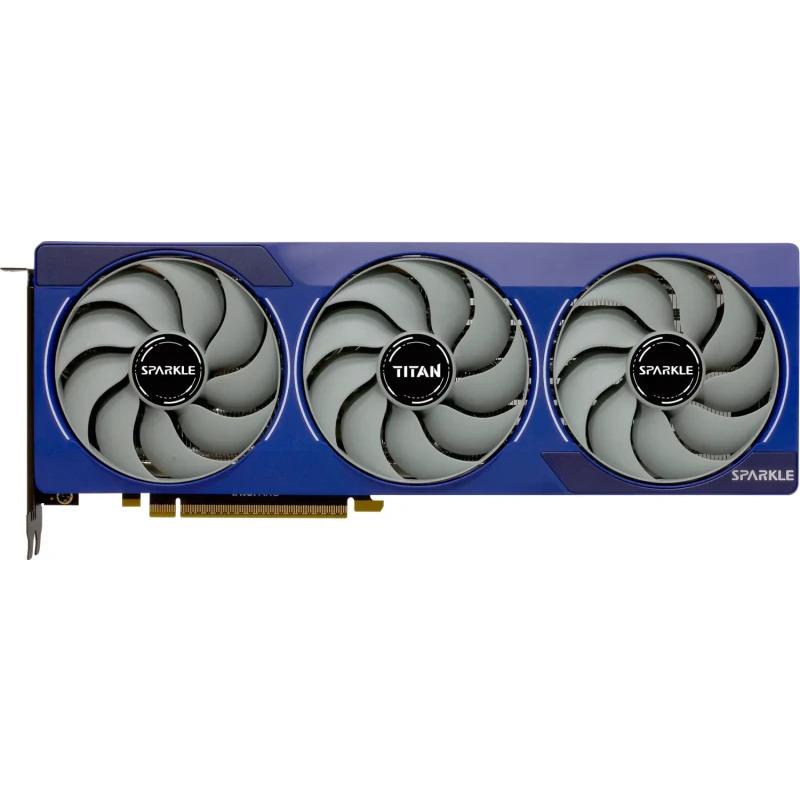 Kartë grafike Sparkle Intel Arc B580 Titan OC, 12GB GDDR6, Breathing Light, e zezë