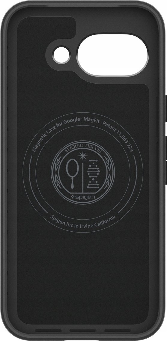 Mbështjellës telefoni Spigen Thin Fit MagSafe për Google Pixel 9a, TPU PC, i zi