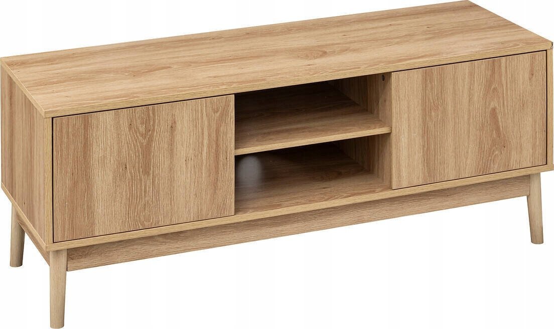 Komodë TV 5five Abana, 120 cm, 2 dollapë, efekt dru lisi natyral