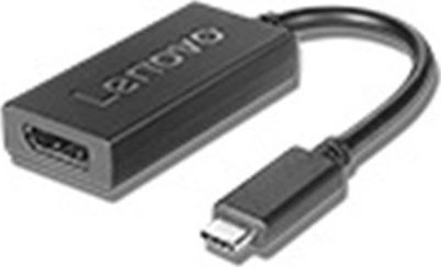 Lenovo USB-C - DisplayPort USB адаптер (4X90Q93303), црно