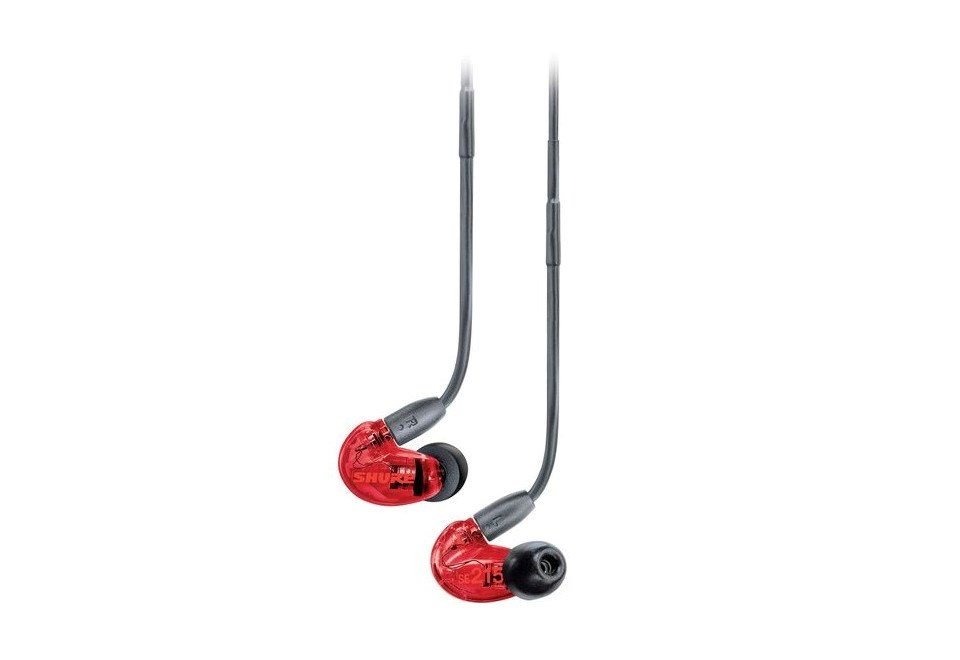 Kufje Shure SE215SPE-RD-EFS, in-ear, të kuqe