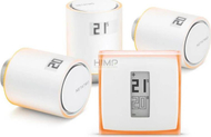 Pako termostat inteligjent Netatmo, 3 valvula smart radiatorësh, i bardhë