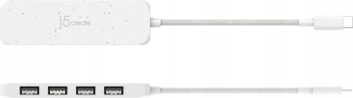 Hub USB C J5create JCD394, 4 porta USB A Gen 2, 10 Gbps, gri