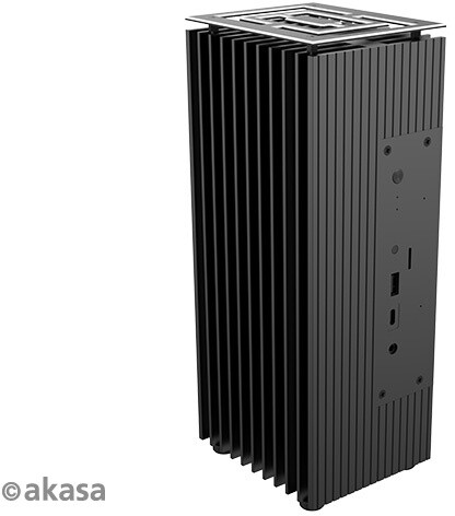 Kasë kompjuteri Akasa Turing A50 (passive) V2, e zezë