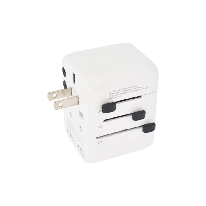 Dviced Universal Travel Adapter 28W, White