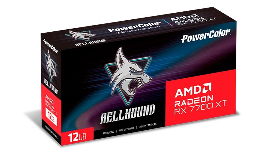 Kartë grafike PowerColor AMD Radeon RX 7700 XT, OC, 12 GB GDDR6