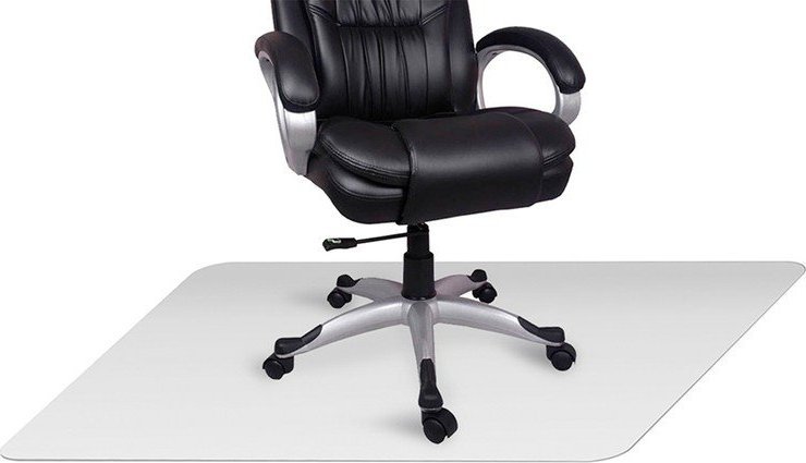 Tapi mbrojtëse për karrige RUHHY, 90x130cm, polipropilen, e qumështtë