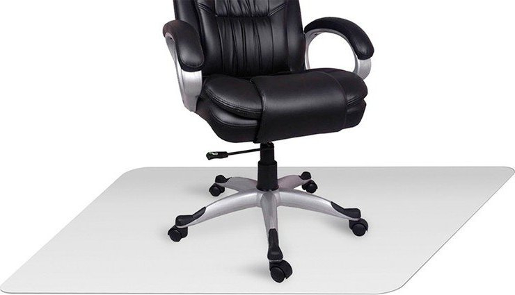 Tapi mbrojtëse për karrige RUHHY, 90x130cm, polipropilen, e qumështtë