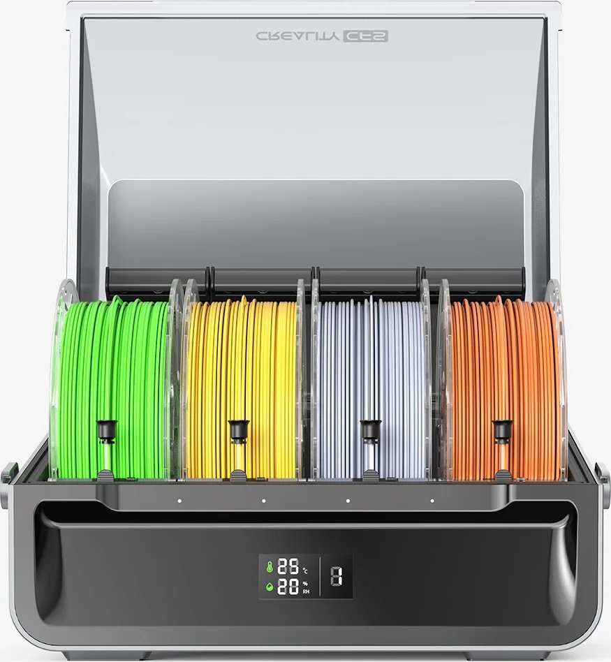 Printer 3D Creality, konstruksion i qëndrueshëm, i përshtatshëm për fillestarë dhe profesionistë, i zi