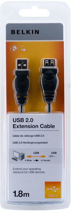 Kabllo lidhëse Belkin, USB 2.0, AA, 1.8 m