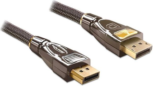Kabllo Delock DisplayPort në DisplayPort, 2m, e argjendë