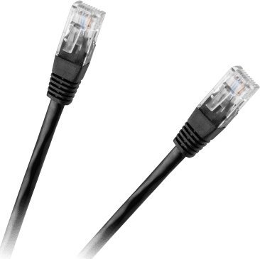 Kabllo rrjeti Rebel UTP CAT6 Patchcord, RJ45 në RJ45, 2m, e zezë