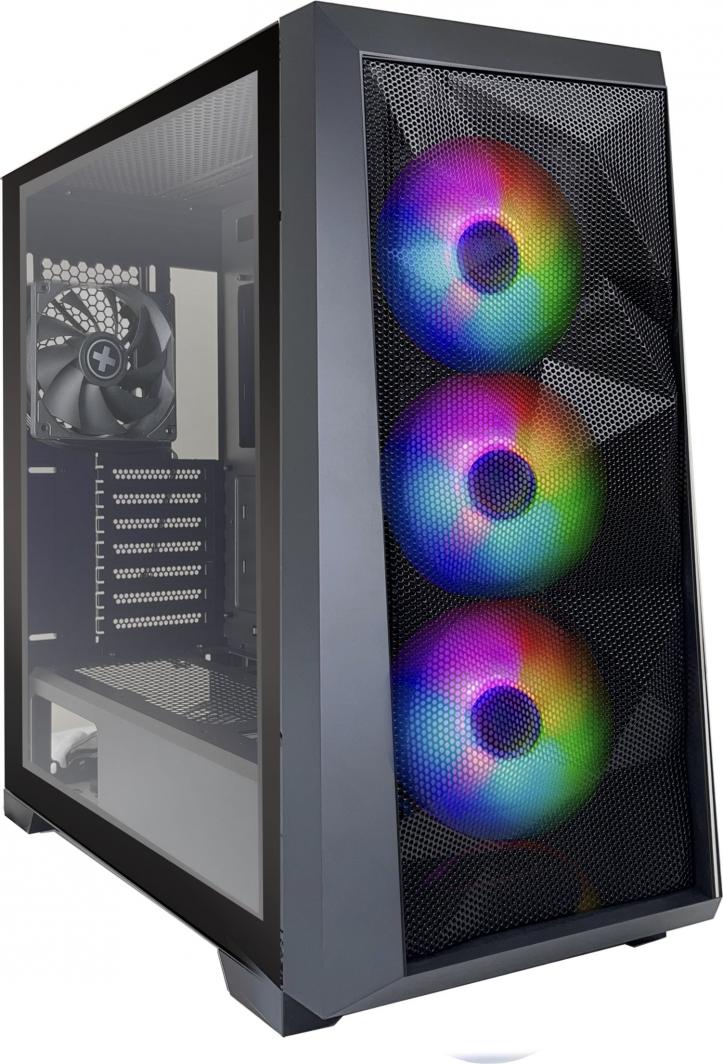 Kasë kompjuteri Xilence Breeze Performance A + X7 X712.RGB (XG131), e zezë