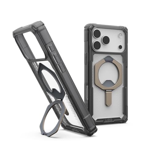 Mbulesë UAG Plasma XTE MagSafe për iPhone 17 Pro Max, me këmbëz, gri Titanium