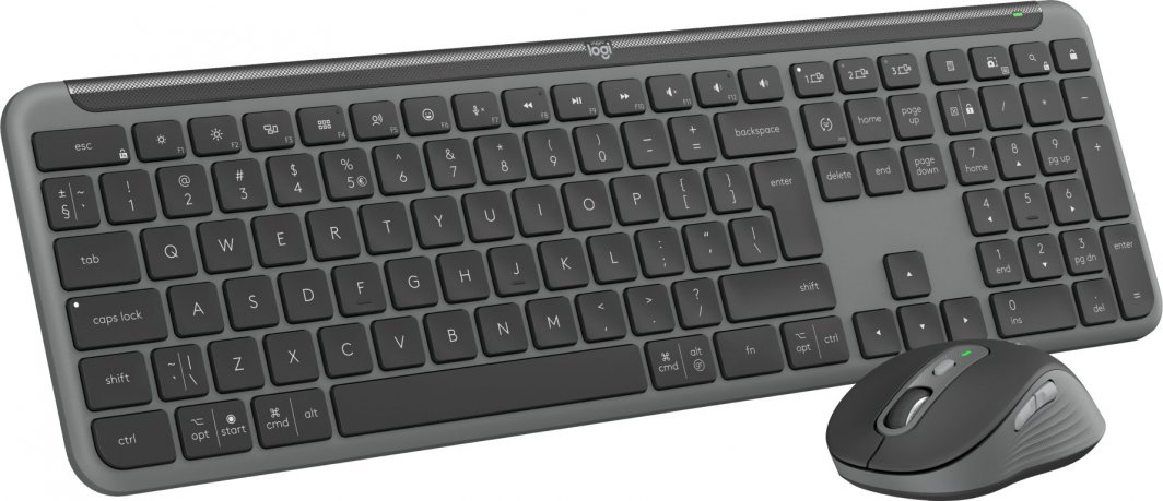 Set tastierë dhe maus Logitech Signature Slim MK950, i hirtë