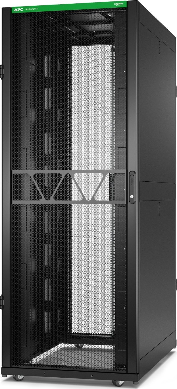 Рак сервери APC NetShelter SX Gen2, 42U, со странични панели, црна