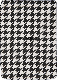 Mbulesë PocketBook Shell Cover Rhombus 6", për Verse dhe Verse Pro, bardh e zi