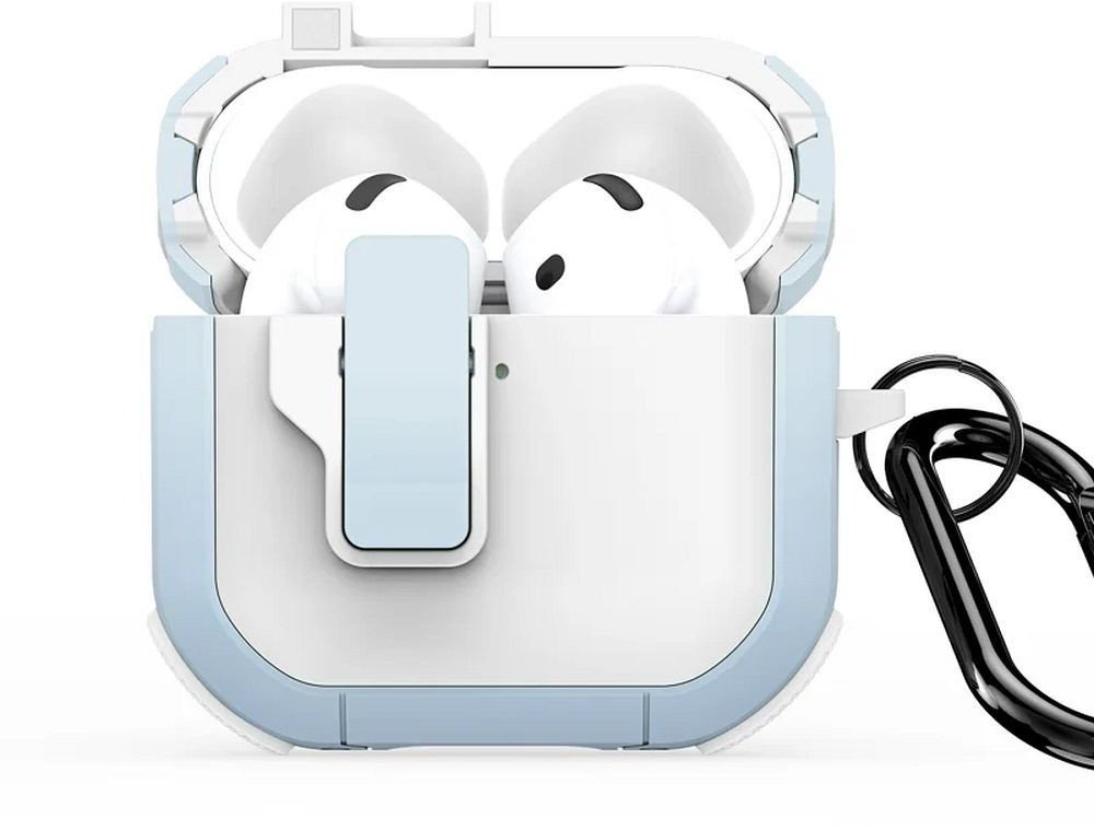 Këllëf mbrojtës Dux Ducis Protective Pecp për AirPods 4, TPU PC, blu