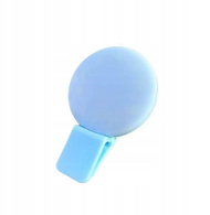Dritë unazë LED për selfie Mini Q, portë USB C, për telefon, blu
