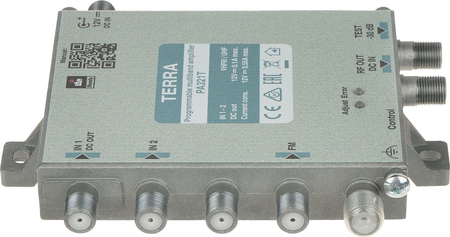 Përforcues antene Terra PA-321TP, multi band, i programueshëm, gri