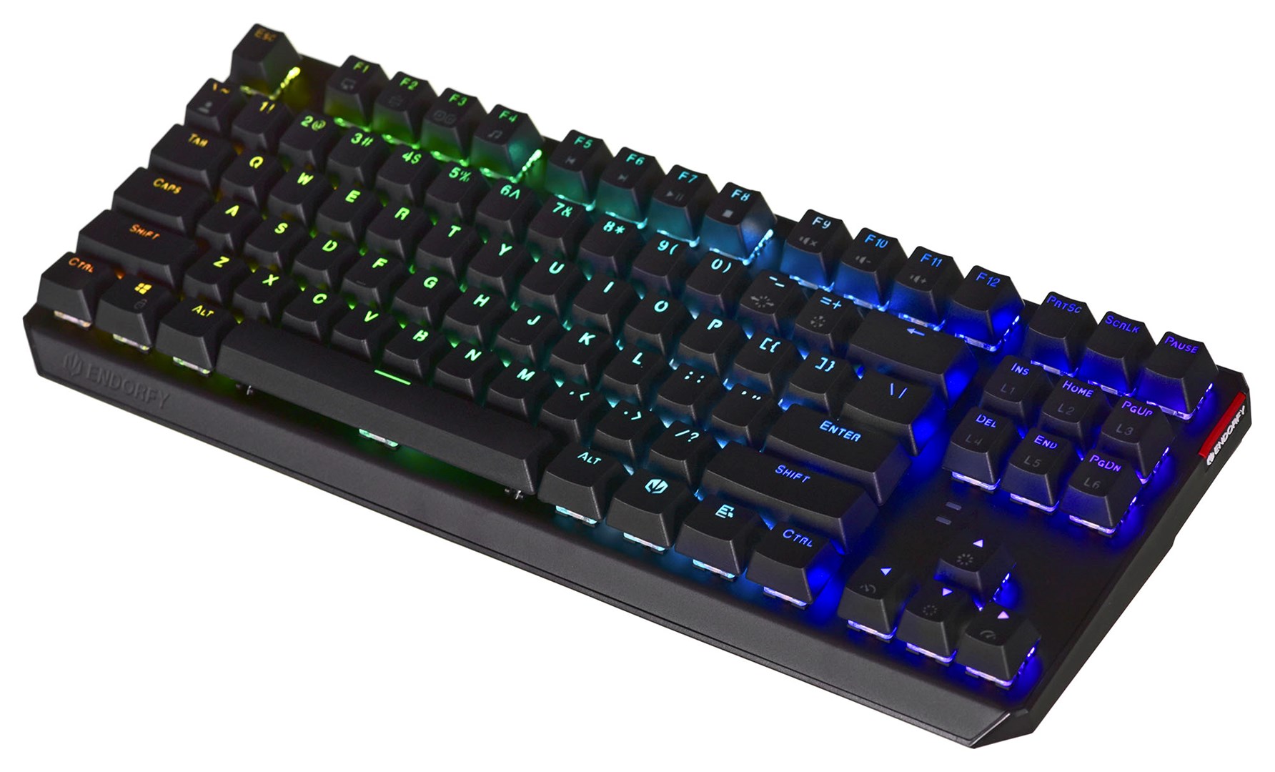 Tastierë mekanike Gaming Endorfy THOCK TKL, USB, Kailh Red, RGB