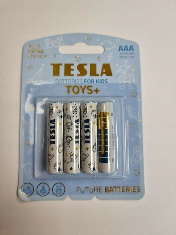 Bateri alkaline Tesla TOYS+ BOY R3 AAA, set 4 copë