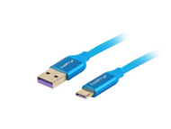 Kabllo Lanberg, USB A / USB C, 1 m, e kaltër Kabllo Lanberg, USB A / USB C, 1 m, e kaltër