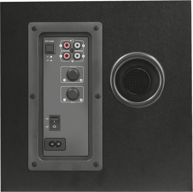 Set altoparlantësh Trust GXT 38 2.1, i zi