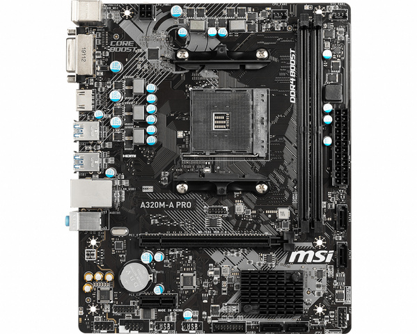 Pllakë amë MSI A320M-A PRO AMD A320 Socket AM4 micro ATX
