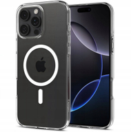 Mbulesë telefoni Spigen Liquid Crystal MagSafe, për iPhone 17 Pro Max, transparente, e bardhë