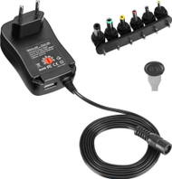 Adapter universal rryme Techly IPW NTS1000G2, 3 12V 1A 12W, USB 5V 2.1A, i zi