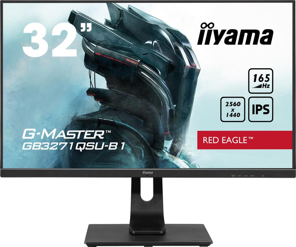 Monitor Iiyama G-Master Red Eagle GB3271QSU-B1, 31.5", LED, WQHD, i zi