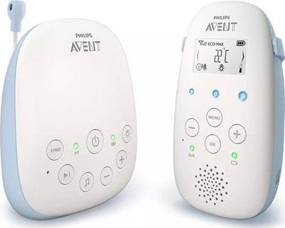 Babyfon Philips Avent SCD715, DECT, komunikim dykahësh, i bardhë