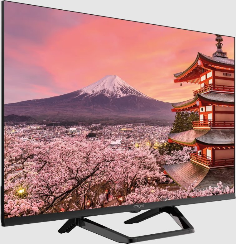 Смарт Андроид телевизор 32\", HD, без рамка, црн