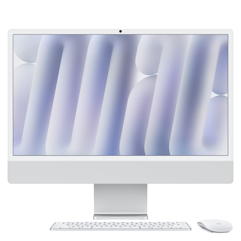 Apple iMac 24", M4 10‑core, 24GB, 512GB SSD, 10‑core GPU, Silver