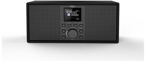 Radio portative Xoro DAB 800, DAB+, FM, Bluetooth, IP44, e zezë