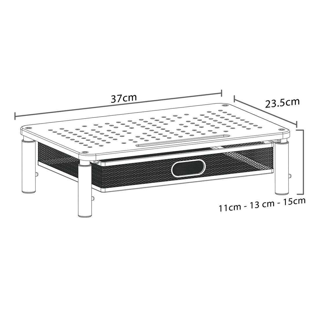 Mbajtëse për monitor/laptop Maclean MC-947, 13-32", 20kg, e zezë
