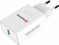 Karikues muri Swissten Power Adapter PD, 25W, USB C, i bardhë