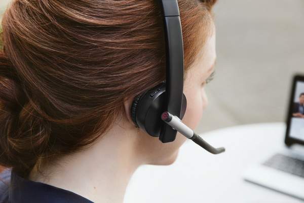 Kufje Logitech H820e Dual Wireless DECT, të zeza