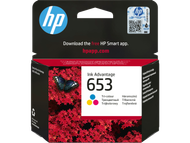 Ngjyrë për printer HP 3YM74AE, tre ngjyra, No. 653