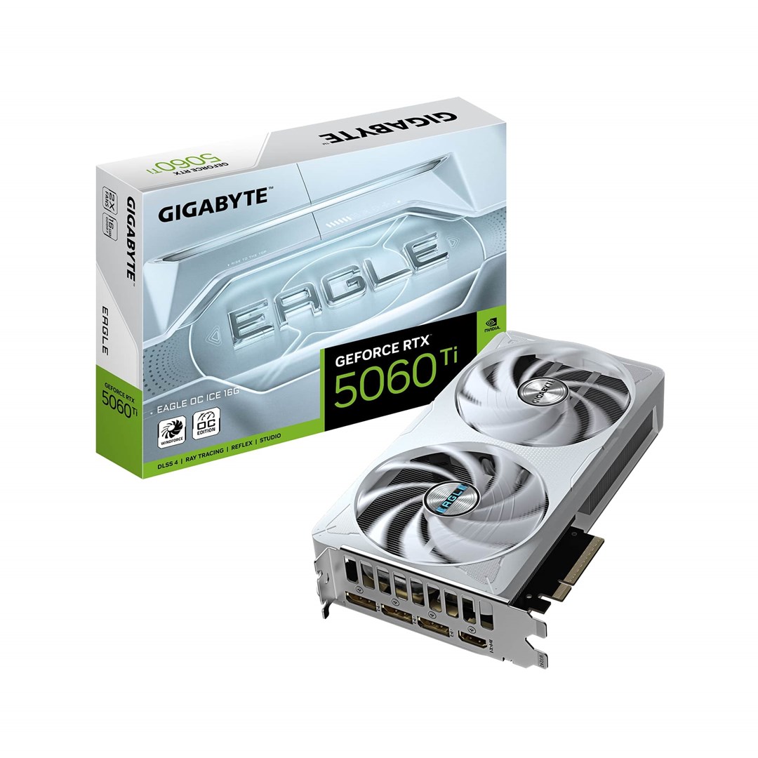 Kartelë grafike Gigabyte GeForce RTX 5060 Ti EAGLE OC ICE 16GB