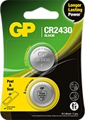 Литиумска батерија GP Batteries CR2430, 3V, еднократна