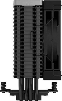 Ftohës CPU Deepcool AK400 Zero Dark, 120mm, ajror, i zi