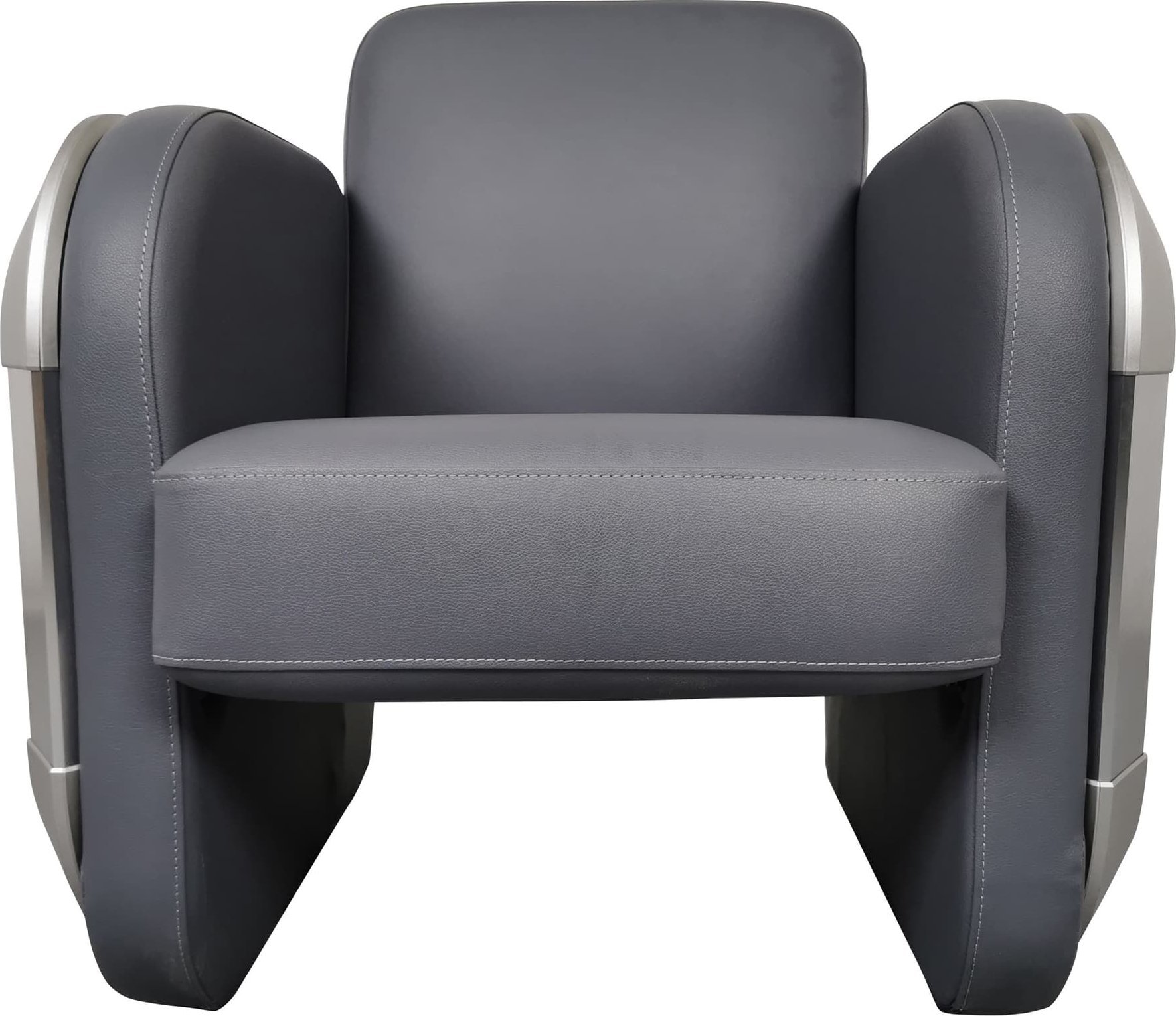 Sofá gaming E-blue EEC346-11, lëkurë PU, deri 200 kg, gri