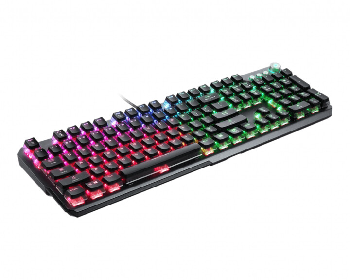 Tastierë MSI Vigor GK71 Sonic, MSI Sonic Blue, US, e argjendtë