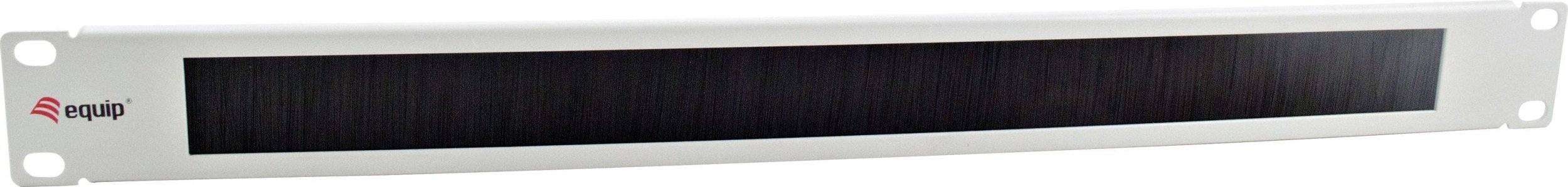 Panel furçash për rack Equip, 19", gri e hapur